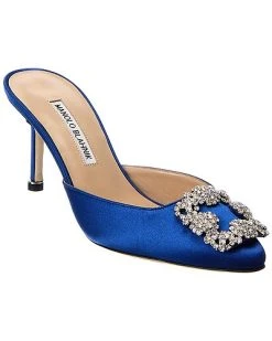 Manolo Blahnik Hangisimu 70 Satin Pump Women