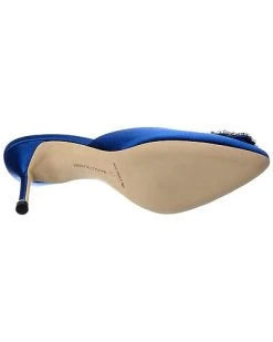 Manolo Blahnik Hangisimu 70 Satin Pump Women -Valentino shop 1313533541 RLLD 4