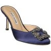 Manolo Blahnik Hangisimu 70 Satin Pump Women -Valentino shop 1313533544 RLLD 1