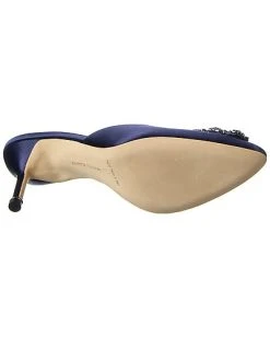 Manolo Blahnik Hangisimu 70 Satin Pump Women -Valentino shop 1313533544 RLLD 4