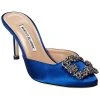 Manolo Blahnik Hangisimu 70 Satin Pump Women -Valentino shop 1313533546 RLLD 1