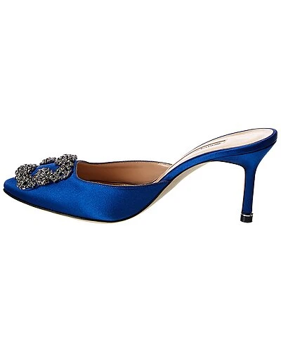 Manolo Blahnik Hangisimu 70 Satin Pump Women 3 Manolo Blahnik Hangisimu 70 Satin Pump Women - Image 2