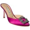 Manolo Blahnik Hangisimu 70 Satin Pump Women -Valentino shop 1313533547 RLLD 1