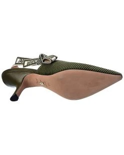 J'Adior Canvas & Leather Slingback Pump Women -Valentino shop 1313535332 RLLD 4