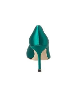 Manolo Blahnik Hangisi 90 Satin Pump Women 9 Manolo Blahnik Hangisi 90 Satin Pump Women -Valentino shop 1313536192 RLLD 3