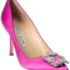 Manolo Blahnik Hangisi 90 Satin Pump Women -Valentino shop 1313536193 RLLD 1