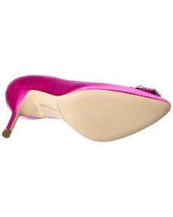 Manolo Blahnik Hangisi 90 Satin Pump Women -Valentino shop 1313536193 RLLD 4