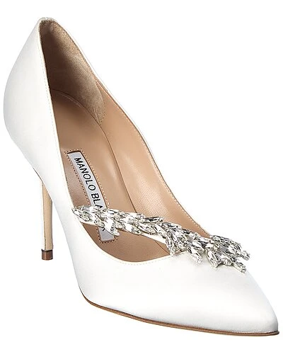 Manolo Blahnik Nadira 90 Satin Pump Women 3 Manolo Blahnik Nadira 90 Satin Pump Women