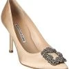 Manolo Blahnik Hangisi 90 Satin Pump Women 2 Manolo Blahnik Hangisi 90 Satin Pump Women -Valentino shop 1313536198 RLLD 1