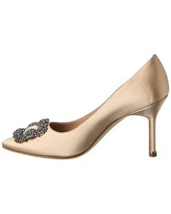 Manolo Blahnik Hangisi 90 Satin Pump Women -Valentino shop 1313536198 RLLD 2