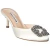 Manolo Blahnik Hangisimu 50 Satin Pump Women 1 Manolo Blahnik Hangisimu 50 Satin Pump Women -Valentino shop 1313536200 RLLD 1