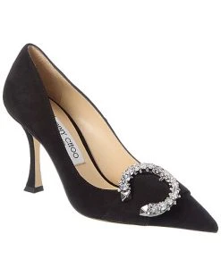 Jimmy Choo Melva 90 Suede Pump Women