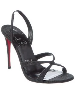 Christian Louboutin Emilie 100 Leather Slingback Sandal Women