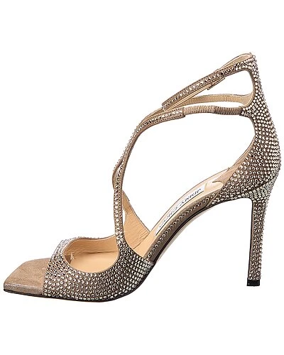 Jimmy Choo Azia 95 Suede Sandal Women 4 Jimmy Choo Azia 95 Suede Sandal Women - Image 2