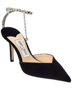 Jimmy Choo Saeda 85 Velvet Pump Women