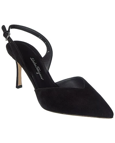 Salvatore Ferragamo Ileen Suede Slingback Pump Women 3 Salvatore Ferragamo Ileen Suede Slingback Pump Women