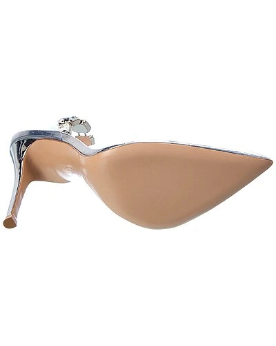 Gianvito Rossi 105 Vinyl & Leather Pump Women 6 Gianvito Rossi 105 Vinyl & Leather Pump Women - Image 4