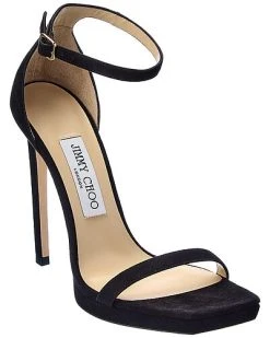 Jimmy Choo Alva 120 Suede Sandal Women