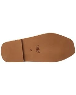 Chloé Woody Leather Slide Women -Valentino shop 1313538638 RLLD 4