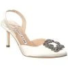 Manolo Blahnik Hangisli 70 Satin Slingback Pump Women -Valentino shop 1313538662 RLLD 1