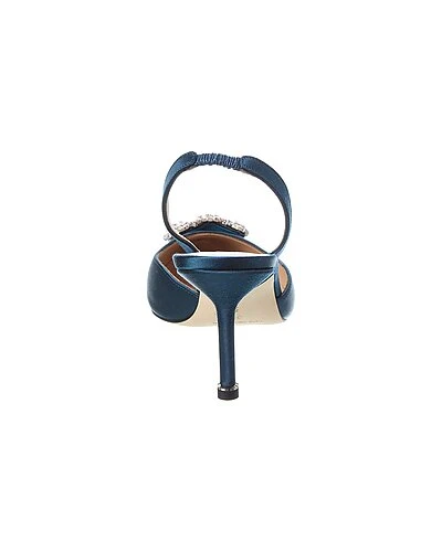 Manolo Blahnik Hangisli 70 Satin Slingback Pump Women 5 Manolo Blahnik Hangisli 70 Satin Slingback Pump Women - Image 3