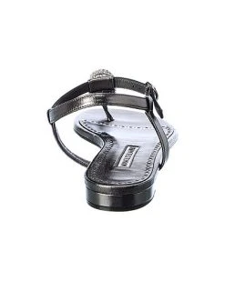 Manolo Blahnik Hobela Leather Sandal Women 9 Manolo Blahnik Hobela Leather Sandal Women -Valentino shop 1313538678 RLLD 3