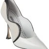 Manolo Blahnik Hamaki 105 Leather & Suede Pump Women