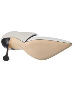 Manolo Blahnik Hamaki 105 Leather & Suede Pump Women -Valentino shop 1313542891 RLLD 4