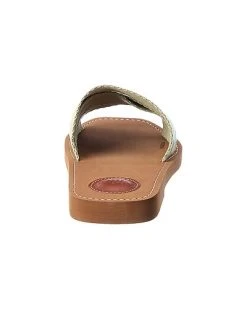 Chloé Woody Logo Canvas Slide Women -Valentino shop 1313548038 RLLD 3