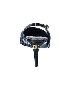 Dolce & Gabbana Croc-Embossed Patent Slingback Pump Women 9 Dolce & Gabbana Croc-Embossed Patent Slingback Pump Women -Valentino shop 1313549575 RLLD 3