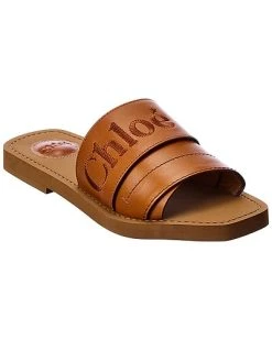 Chloé Woody Leather Slide Women