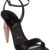 Christian Louboutin Pstrass Queen 100 Satin Sandal Women -Valentino shop 1313549668 RLLD 1