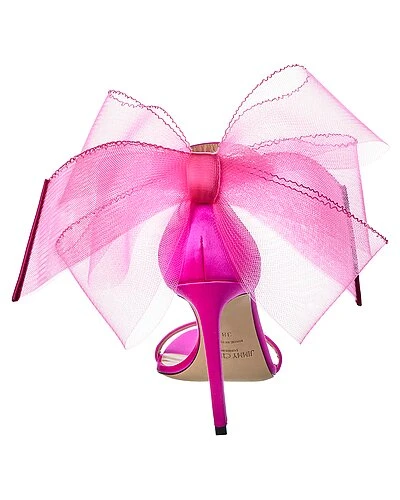 Jimmy Choo Aveline 100 Satin Sandal Women 5 Jimmy Choo Aveline 100 Satin Sandal Women - Image 3