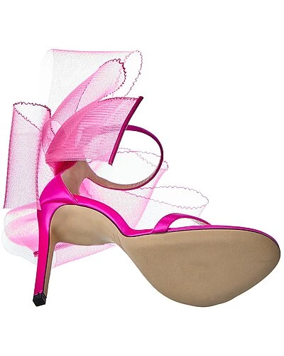 Jimmy Choo Aveline 100 Satin Sandal Women 6 Jimmy Choo Aveline 100 Satin Sandal Women - Image 4