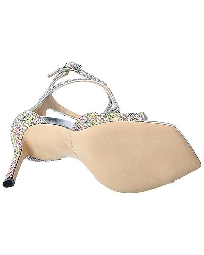 Jimmy Choo Azia 95 Glitter Sandal Women 6 Jimmy Choo Azia 95 Glitter Sandal Women - Image 4