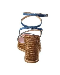 Jimmy Choo Danai 100 Denim Wedge Sandal Women -Valentino shop 1313549691 RLLD 3