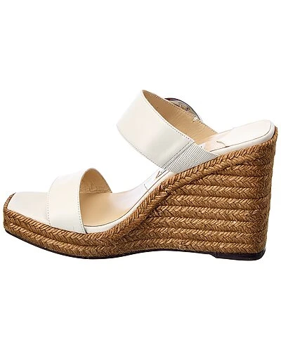 Jimmy Choo Melian 110 Leather Wedge Sandal Women 4 Jimmy Choo Melian 110 Leather Wedge Sandal Women - Image 2