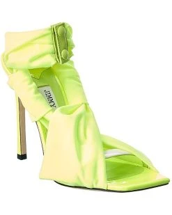 Jimmy Choo Neoma 110 Jersey & Patent Sandal Women