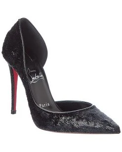 Christian Louboutin Iriza 100 Velvet Pump Women