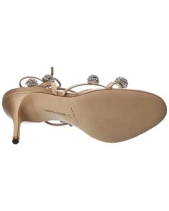 Manolo Blahnik Elsaka 90 Satin Sandal Women -Valentino shop 1313557090 RLLD 4