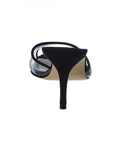 Manolo Blahnik Jadifa 70 Vinyl & Suede Sandal Women 5 Manolo Blahnik Jadifa 70 Vinyl & Suede Sandal Women - Image 3