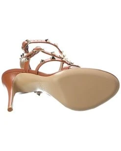 Valentino Rockstud Caged 100 Leather Sandal Women -Valentino shop 1313557129 RLLD 4