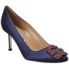 Manolo Blahnik Hangisi 70 Satin Pump Women