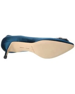 Manolo Blahnik Hangisi 50 Satin Pump Women 10 Manolo Blahnik Hangisi 50 Satin Pump Women -Valentino shop 1313557773 RLLD 4
