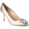 Manolo Blahnik Hangisi 70 Satin Pump Women -Valentino shop 1313557774 RLLD 1