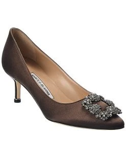 Manolo Blahnik Hangisi 50 Satin Pump Women