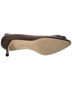 Manolo Blahnik Hangisi 50 Satin Pump Women -Valentino shop 1313557778 RLLD 4