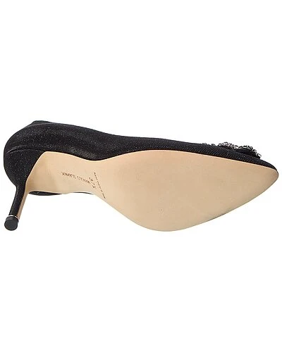 Manolo Blahnik Hangisi 90 Glitter Pump Women 6 Manolo Blahnik Hangisi 90 Glitter Pump Women - Image 4