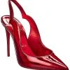 Christian Louboutin Hot Chick Sling 100 Patent Slingback Pump Women 1 Christian Louboutin Hot Chick Sling 100 Patent Slingback Pump Women -Valentino shop 1313564099 RLLD 1