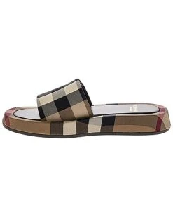 Burberry Vintage Check Canvas Slide Women -Valentino shop 1313564160 RLLD 2